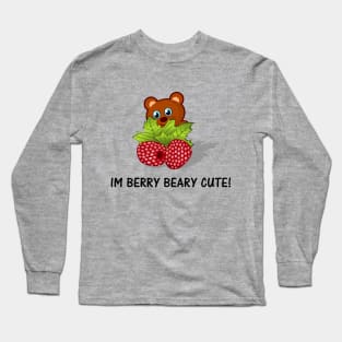 Im Berry Beary Cute Long Sleeve T-Shirt